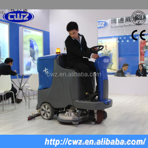 Workshop automatic battery power walk behind floor scrubber